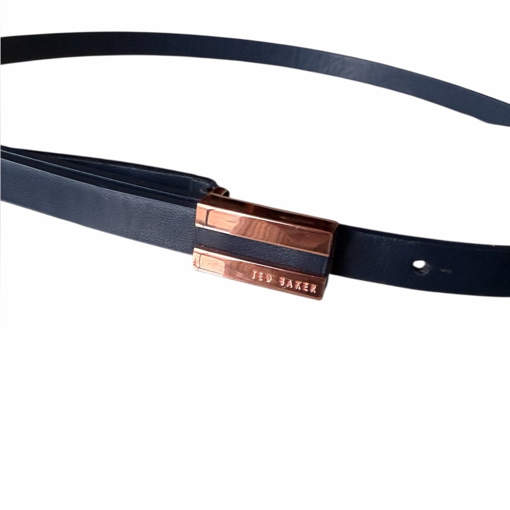 Ted Baker London Navy Narrow Belt, 2